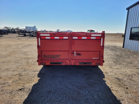 New 2026 Buckshot 83"x16' Telescopic Dump Trailer W/3' Sides