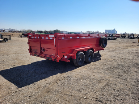 New 2026 Buckshot 83"x16' Telescopic Dump Trailer W/3' Sides