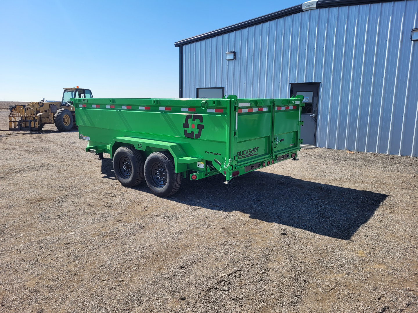 New 2026 Buckshot 83"x14' BP Dump Trailer W/3' Sides