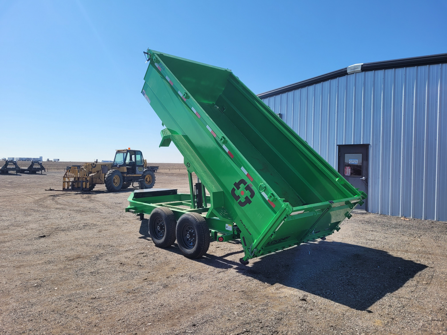 New 2026 Buckshot 83"x14' BP Dump Trailer W/3' Sides