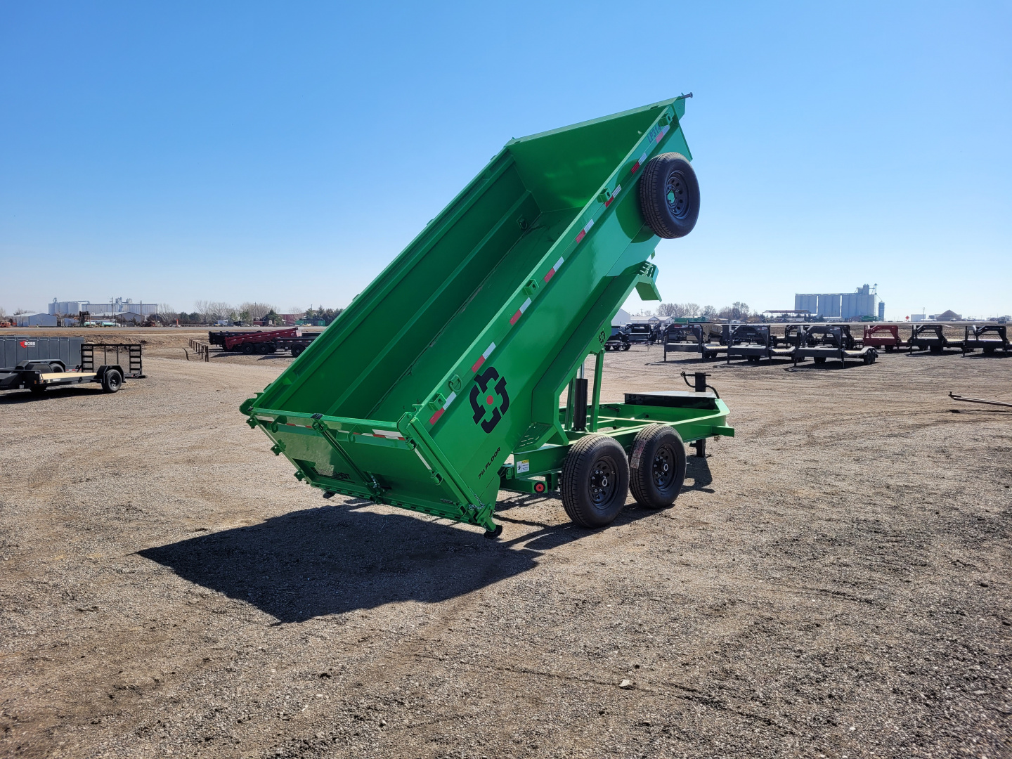 New 2026 Buckshot 83"x14' BP Dump Trailer W/3' Sides