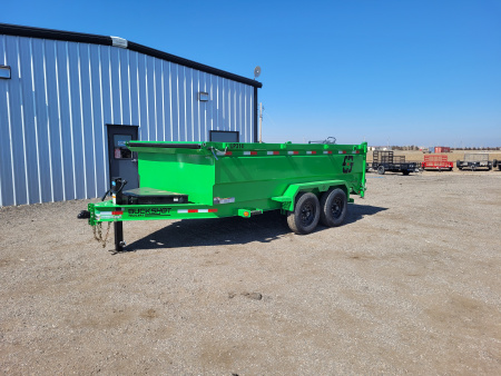 New 2026 Buckshot 83"x14' BP Dump Trailer W/3' Sides
