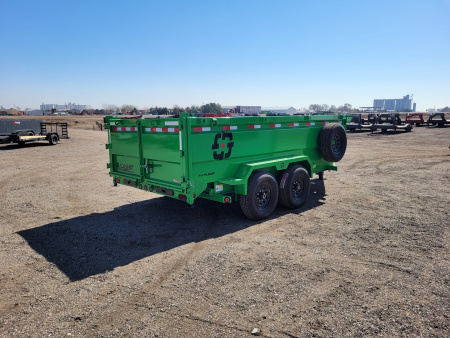 New 2026 Buckshot 83"x14' BP Dump Trailer W/3' Sides