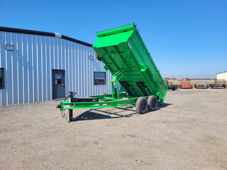 New 2026 Buckshot 83"x14' BP Dump Trailer W/3' Sides