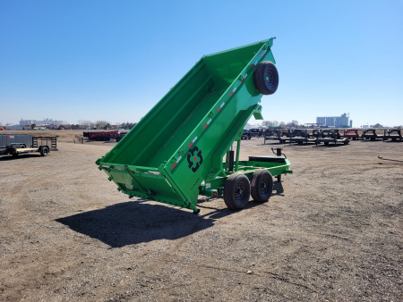 New 2026 Buckshot 83"x14' BP Dump Trailer W/3' Sides