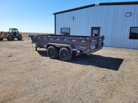 New 2026 Buckshot 83"x14' BP Dump Trailer W/2' Sides
