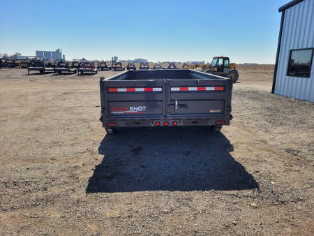 New 2026 Buckshot 83"x14' BP Dump Trailer W/2' Sides