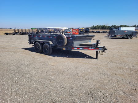 New 2026 Buckshot 83"x14' BP Dump Trailer W/2' Sides