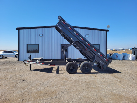 New 2026 Buckshot 83"x14' BP Dump Trailer W/2' Sides