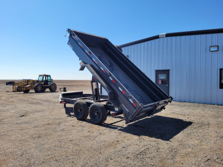 New 2026 Buckshot 83"x14' BP Dump Trailer W/2' Sides
