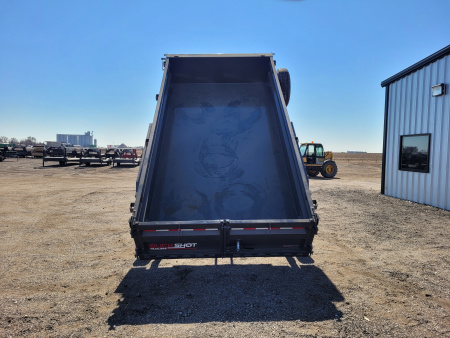 New 2026 Buckshot 83"x14' BP Dump Trailer W/2' Sides