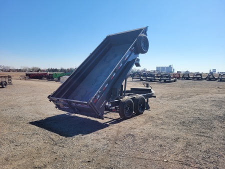 New 2026 Buckshot 83"x14' BP Dump Trailer W/2' Sides