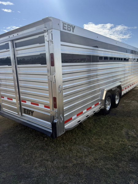 New 2027 EBY Trailers Gooseneck Stock / Stock Combo Trailer
