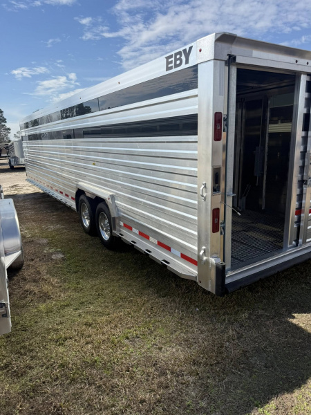New 2027 EBY Trailers Gooseneck Stock / Stock Combo Trailer