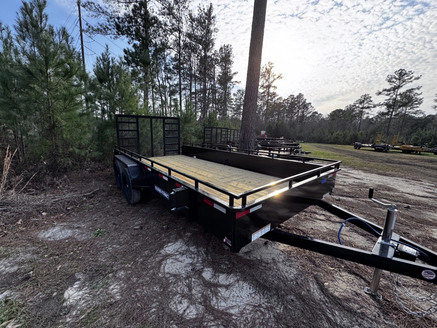 New 2026 Sure-Trac 7X16 STEEL HIGH SIDE 7K Utility Trailer