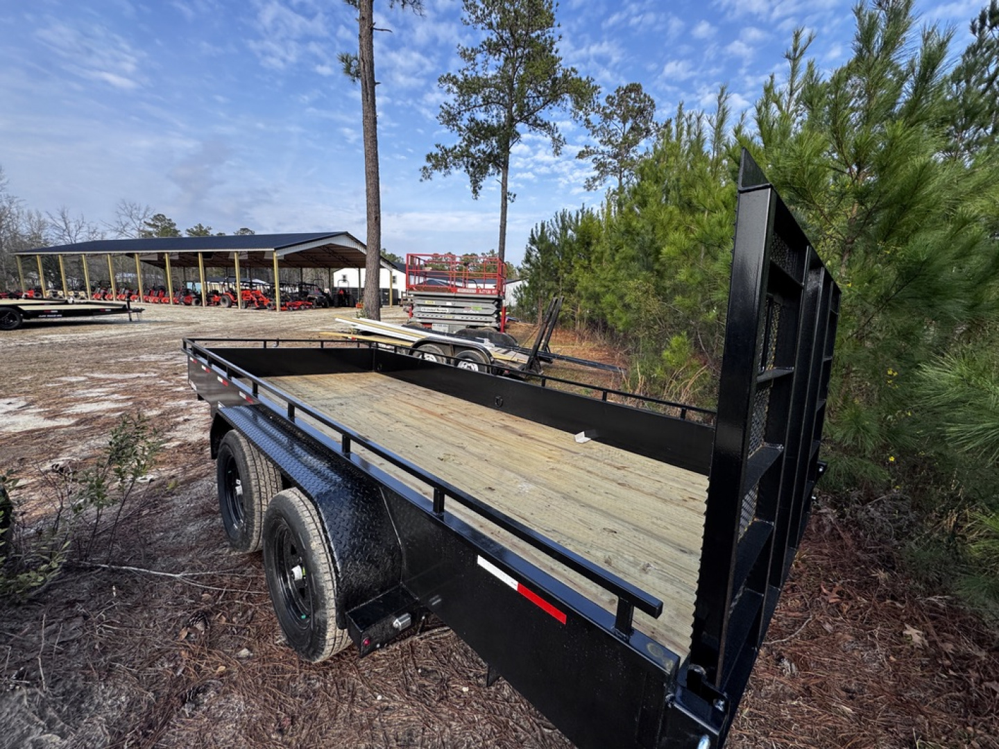 New 2026 Sure-Trac 7X16 STEEL HIGH SIDE 7K Utility Trailer
