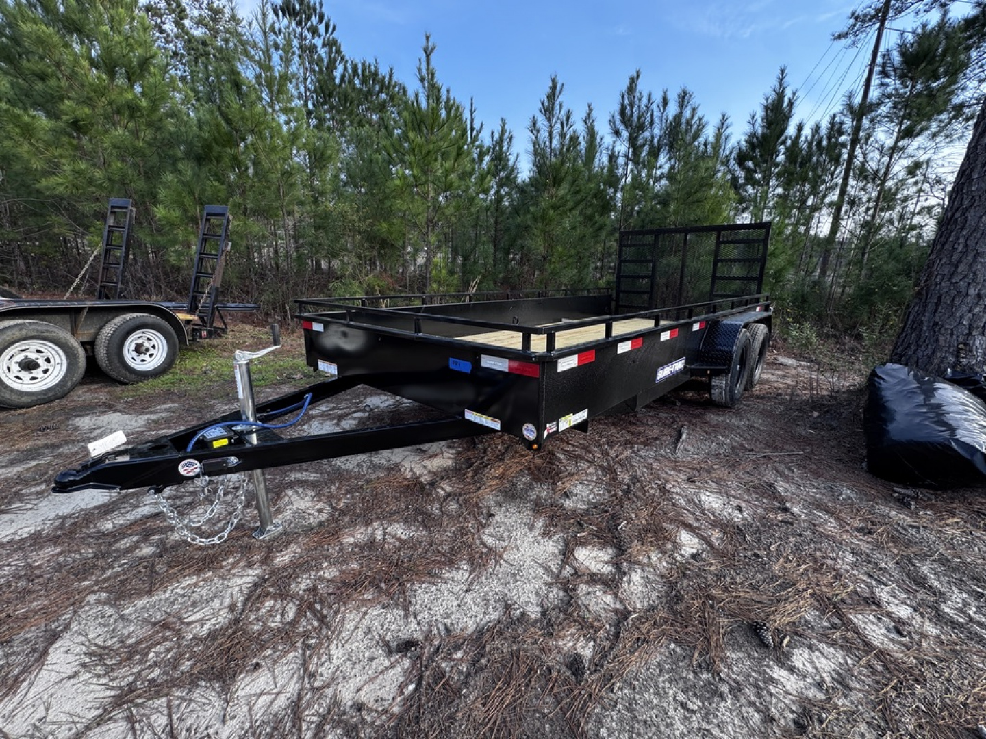 New 2026 Sure-Trac 7X16 STEEL HIGH SIDE 7K Utility Trailer