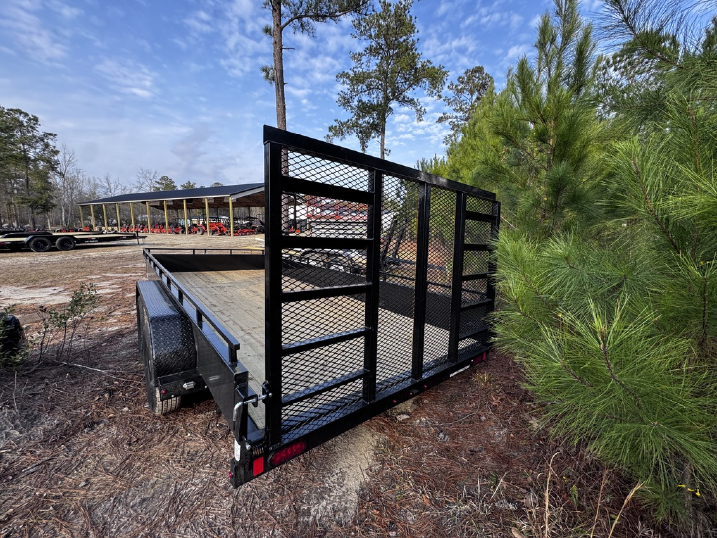 New 2026 Sure-Trac 7X16 STEEL HIGH SIDE 7K Utility Trailer