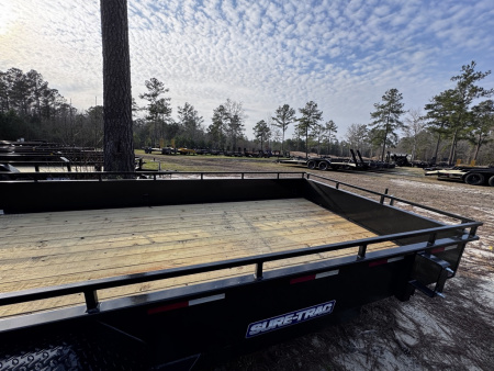 New 2026 Sure-Trac 7X16 STEEL HIGH SIDE 7K Utility Trailer