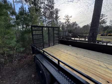 New 2026 Sure-Trac 7X16 STEEL HIGH SIDE 7K Utility Trailer