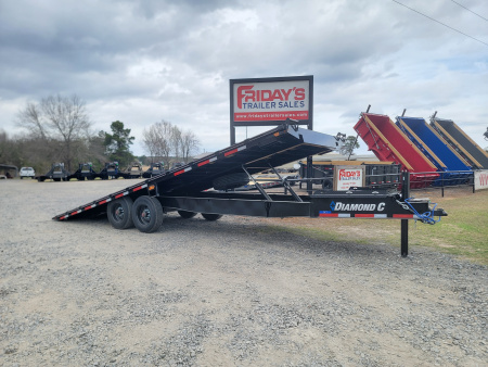 New 2026 Diamond C Trailers DET210 24' x 102  Deck Over Tilt Equipment Trailer