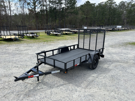 New 2026 Prospector 5x10 Utility Trailer, Spring Assisted Tubing Ramp Gate