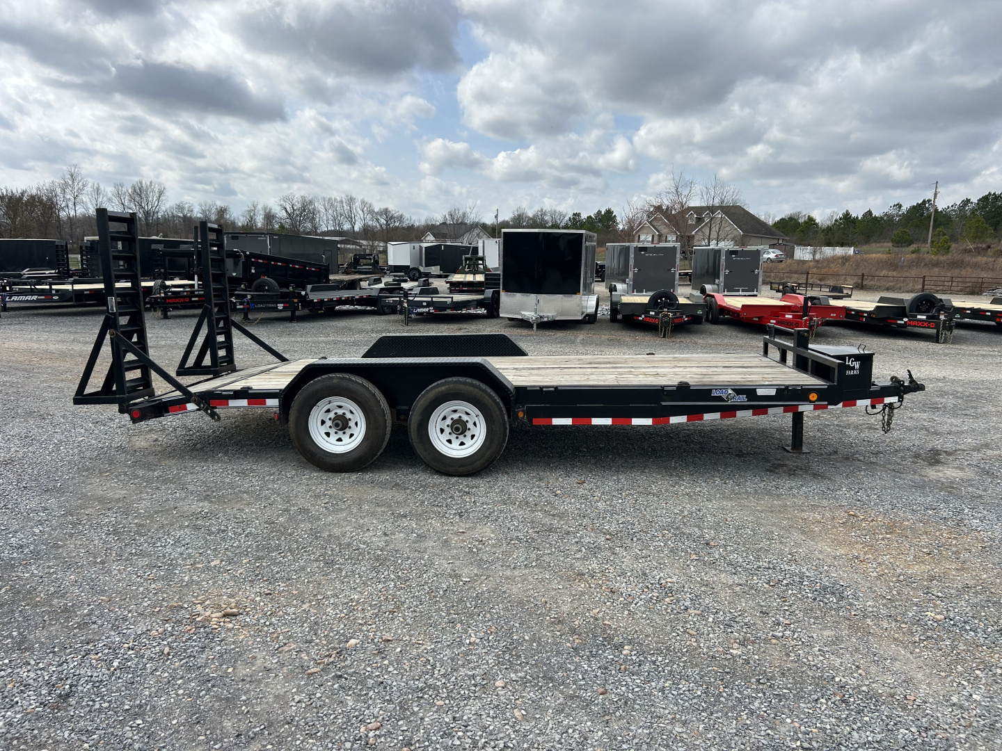 Used 2011 Load Trail 83"X18' 14K GVWR Equipment Trailer