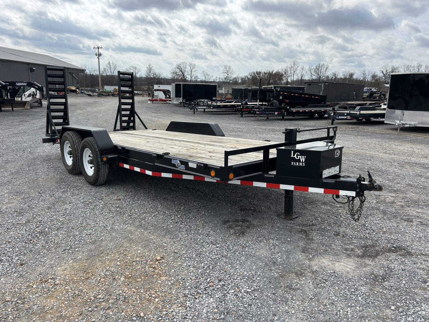 Used 2011 Load Trail 83"X18' 14K GVWR Equipment Trailer