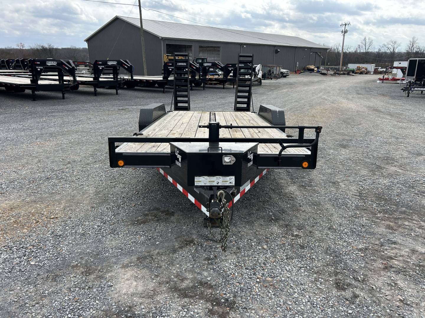 Used 2011 Load Trail 83"X18' 14K GVWR Equipment Trailer