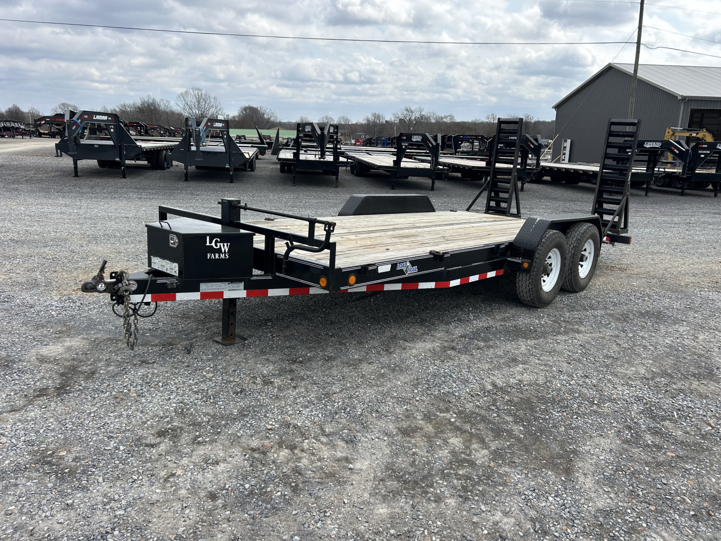 Used 2011 Load Trail 83"X18' 14K GVWR Equipment Trailer