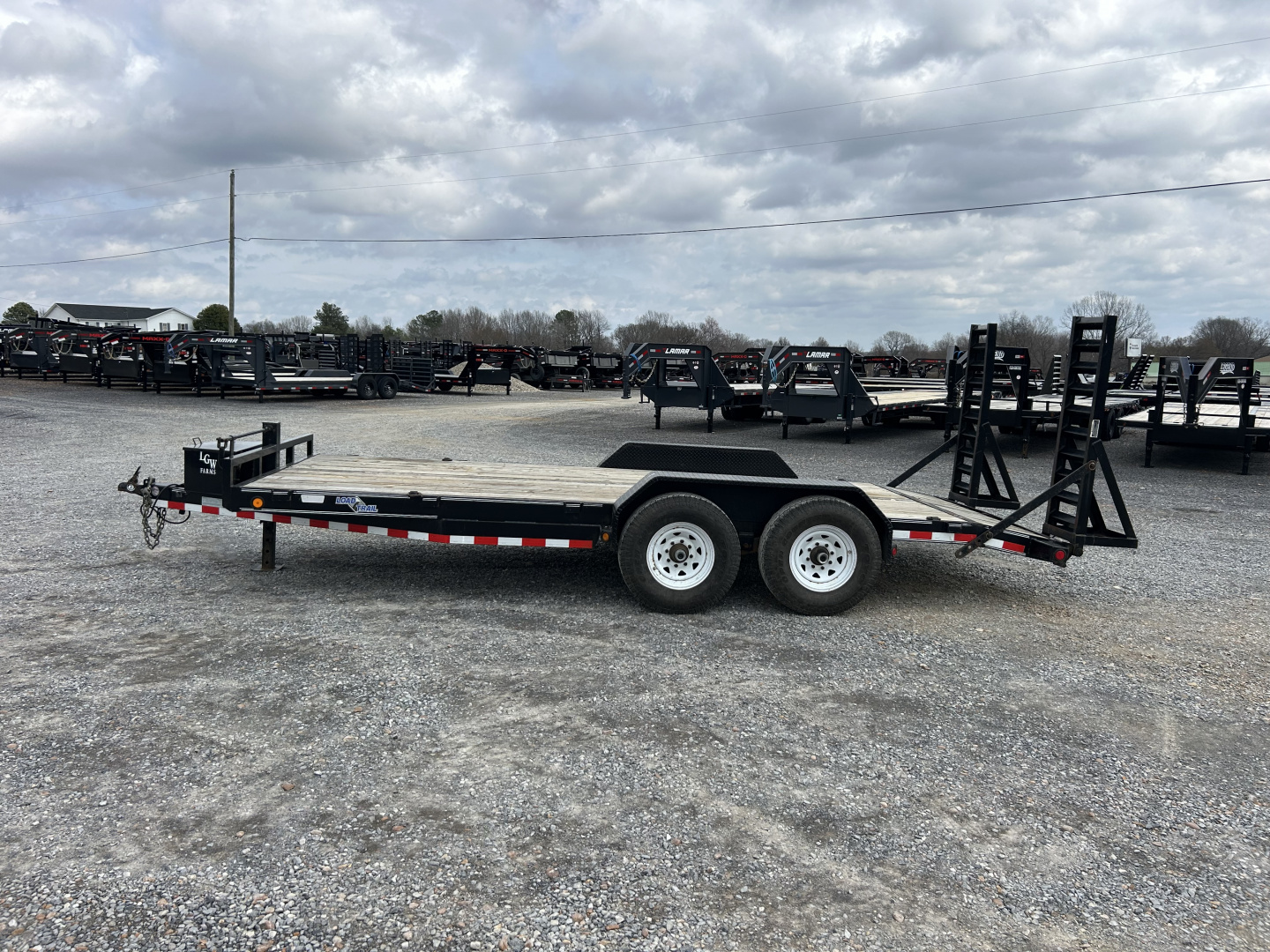 Used 2011 Load Trail 83"X18' 14K GVWR Equipment Trailer