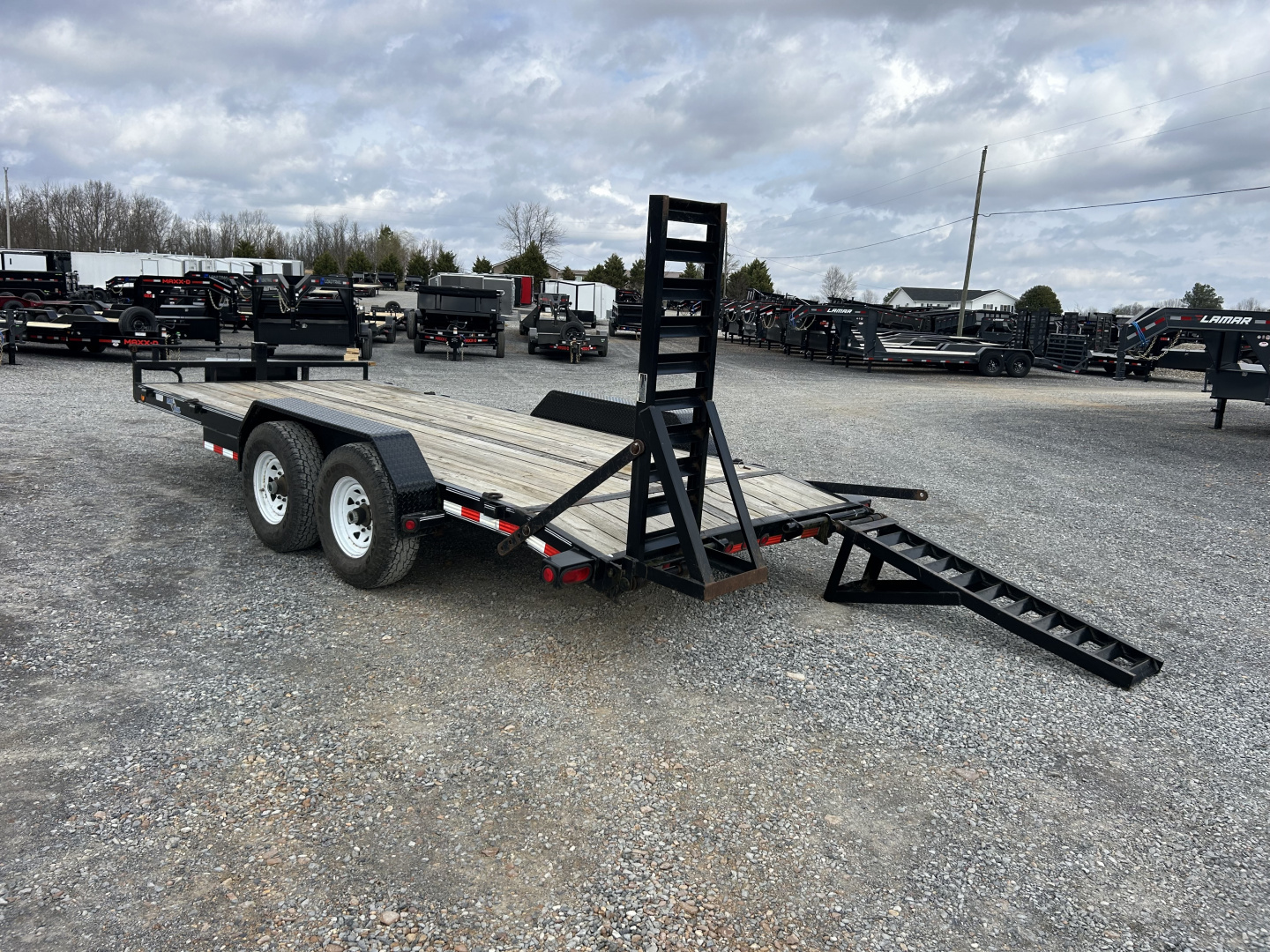 Used 2011 Load Trail 83"X18' 14K GVWR Equipment Trailer