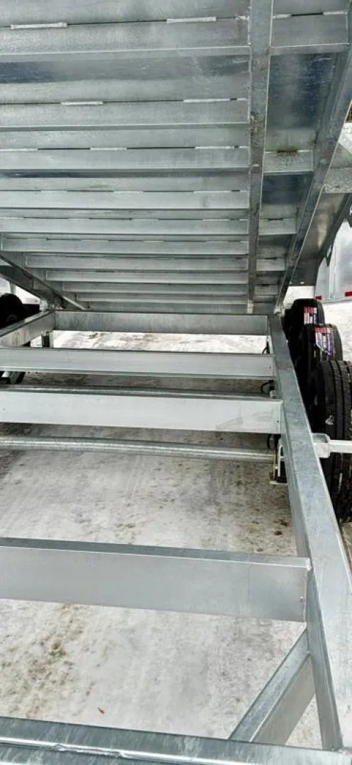 New 2026 N&N 7X16 Galvanized Tri-axle Dump Trailer 21K