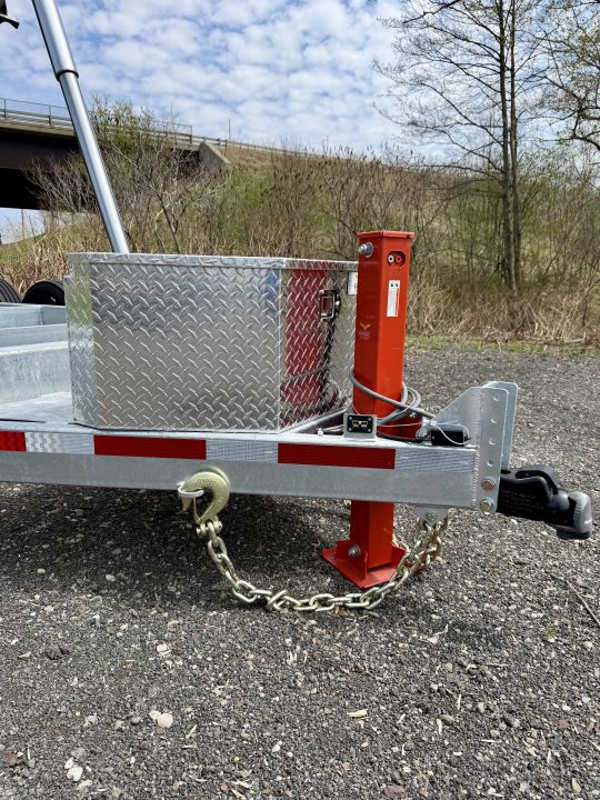New 2026 N&N 7X16 Galvanized Tri-axle Dump Trailer 21K