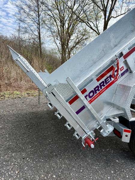 New 2026 N&N 7X16 Galvanized Tri-axle Dump Trailer 21K