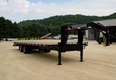 New 2026 Titan Gooseneck Ruff Neck Flatbed Trailer