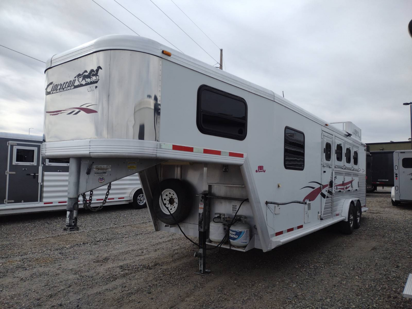 Used 2005 Cimarron Trailers 4 Horse Weekender Trailer