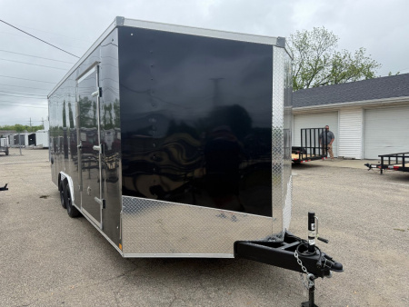 New 2026 Stealth 8.5 x 18 Enclosed Car Hauler with Ramp 7K GVW with 7ft interior