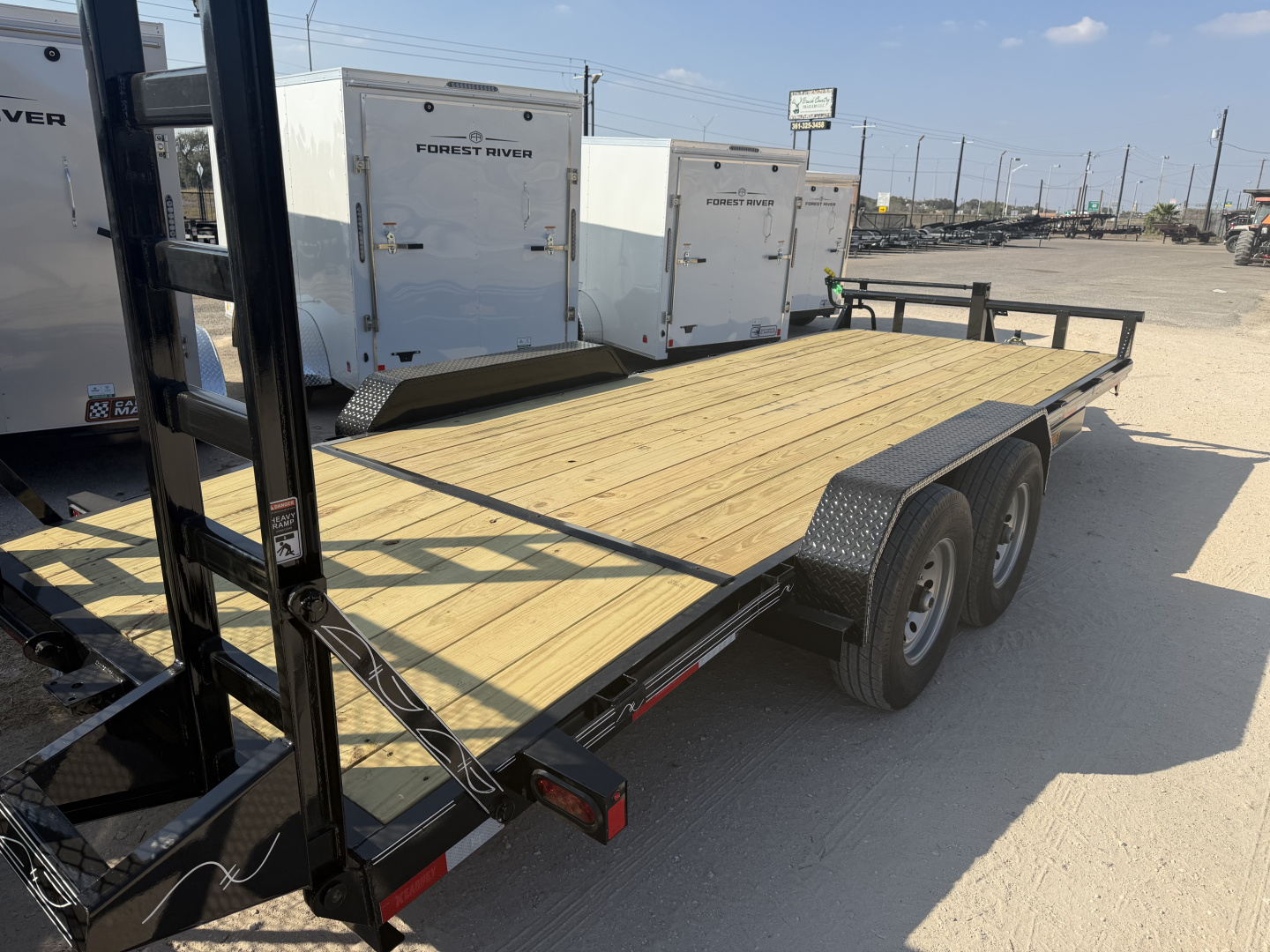 New 2026 Kearney 83x20ft Heavy Duty Equipment Trailer