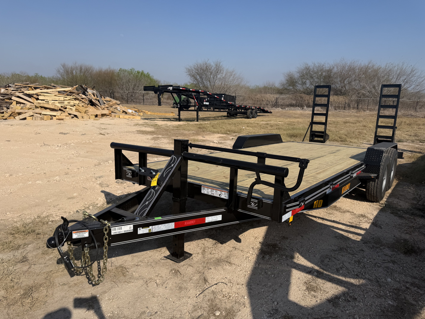 New 2026 Kearney 83x20ft Heavy Duty Equipment Trailer