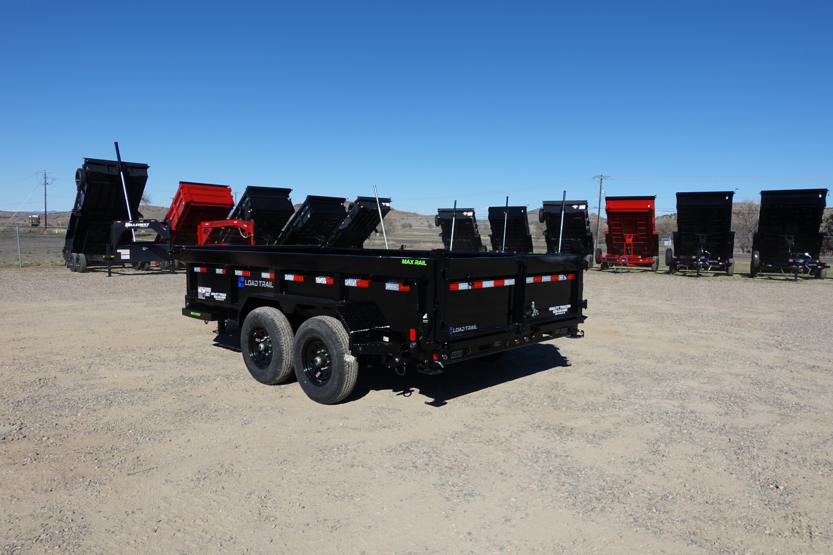 New 2026 Load Trail 7'x14'x2' 14k GVWR Dump Trailer