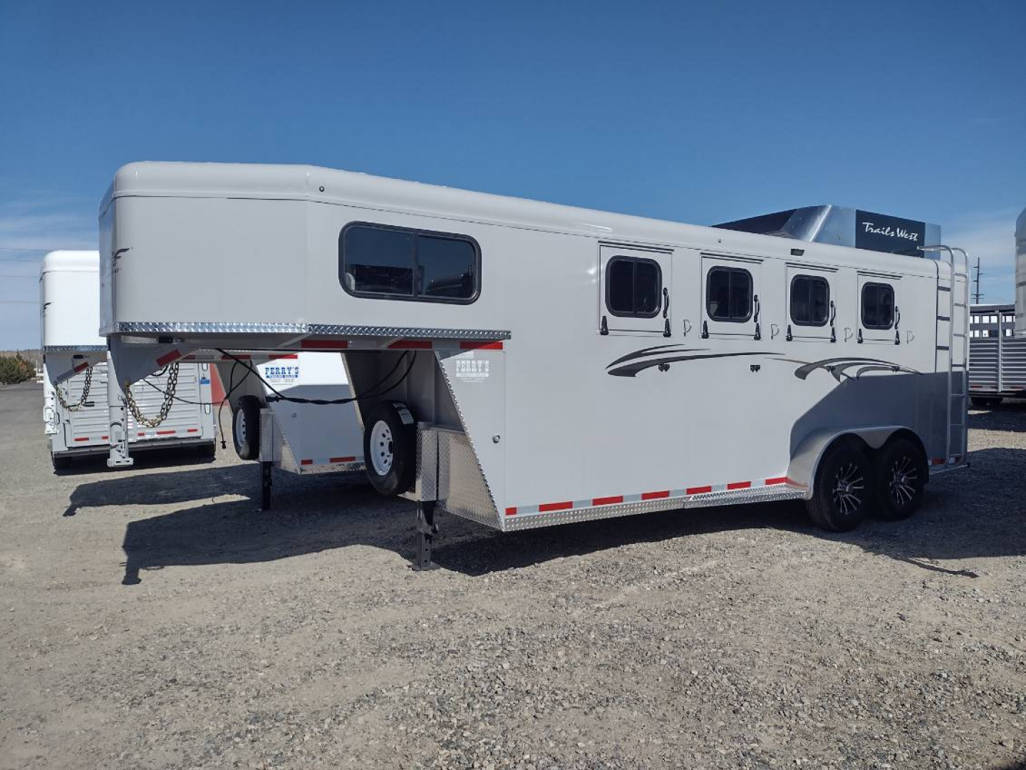 New 2026 Trails West Adventure 4 Horse Trailer