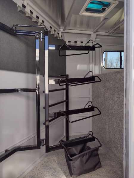 New 2026 Trails West Adventure 4 Horse Trailer