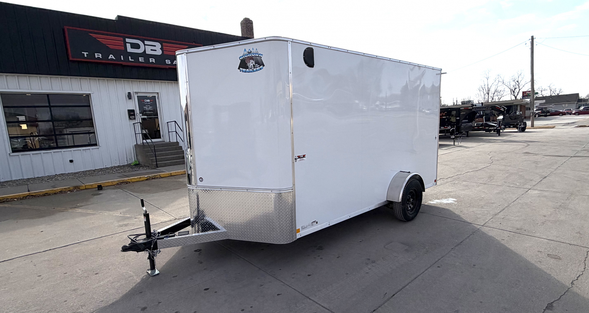 New 2026 R&M Manufacturing Big Horn 7x12x78SA Cargo / Enclosed Trailer