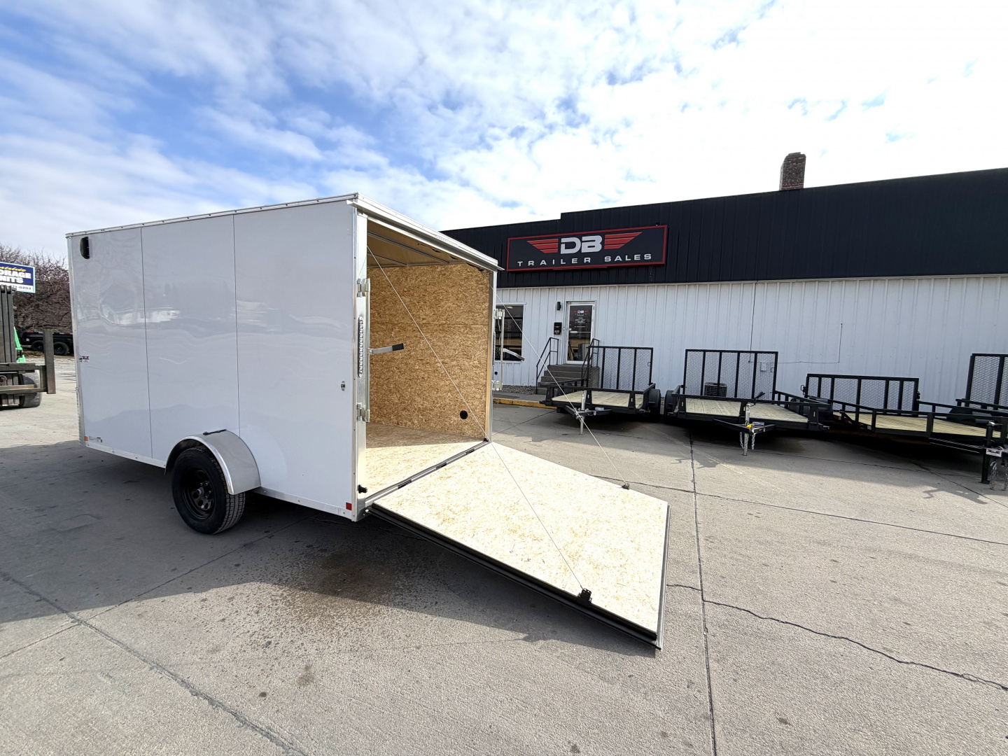New 2026 R&M Manufacturing Big Horn 7x12x78SA Cargo / Enclosed Trailer
