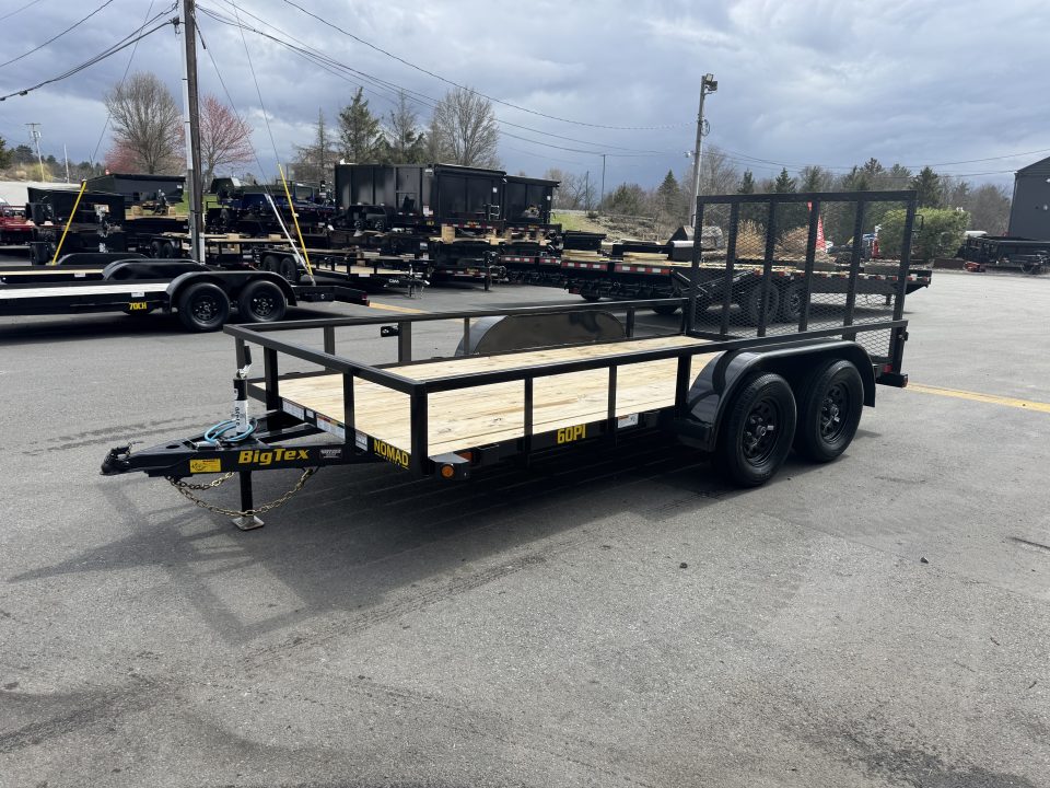 New 2026 Big Tex Trailers 60PI-14BK4RG2B 7X14 TA Utility Trailer