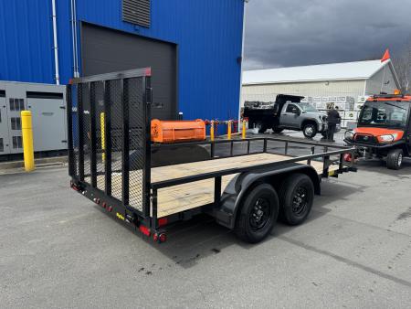 New 2026 Big Tex Trailers 60PI-14BK4RG2B 7X14 TA Utility Trailer