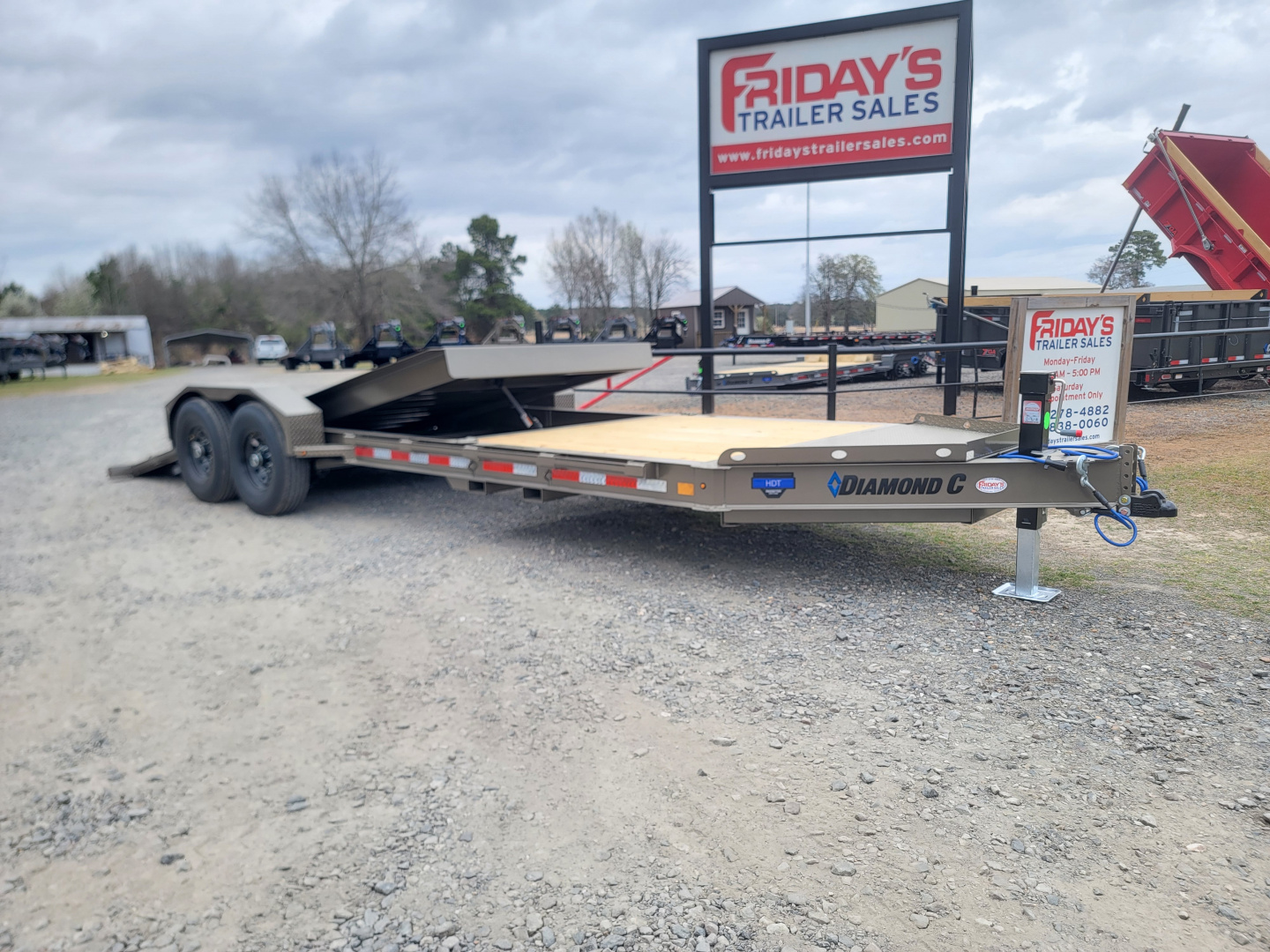 New 2026 Diamond C Trailers HDT207 22' x 82" Tilt Trailer Pacesetter Edition Tilt Trailer