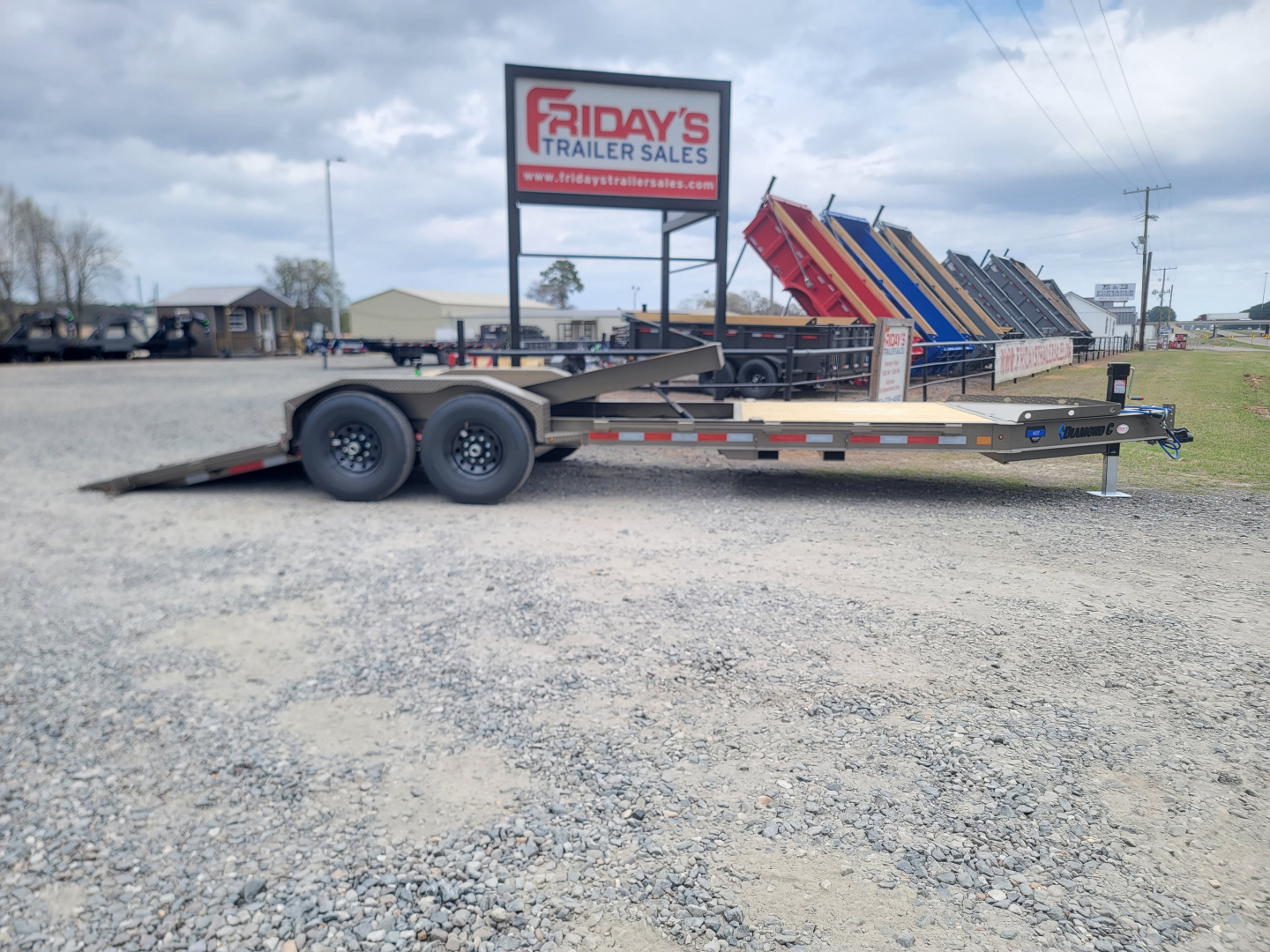 New 2026 Diamond C Trailers HDT207 22' x 82" Tilt Trailer Pacesetter Edition Tilt Trailer
