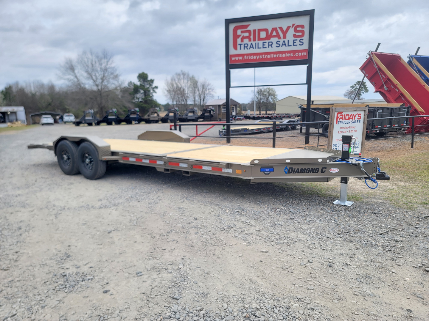 New 2026 Diamond C Trailers HDT207 22' x 82" Tilt Trailer Pacesetter Edition Tilt Trailer